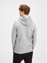 Jack & Jones Šedá žíhaná mikina s potlačou Jack & Jones