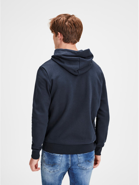 Jack & Jones Tmavomodrá mikina s potlačou Jack & Jones Corp