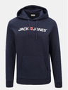 Jack & Jones Tmavomodrá mikina s potlačou Jack & Jones Corp