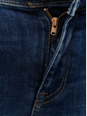 ONLY Modré skinny fit džínsy s roztrhaným efektom ONLY