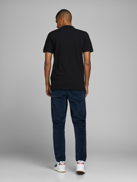 Jack & Jones Čierna polokošeľa Jack & Jones