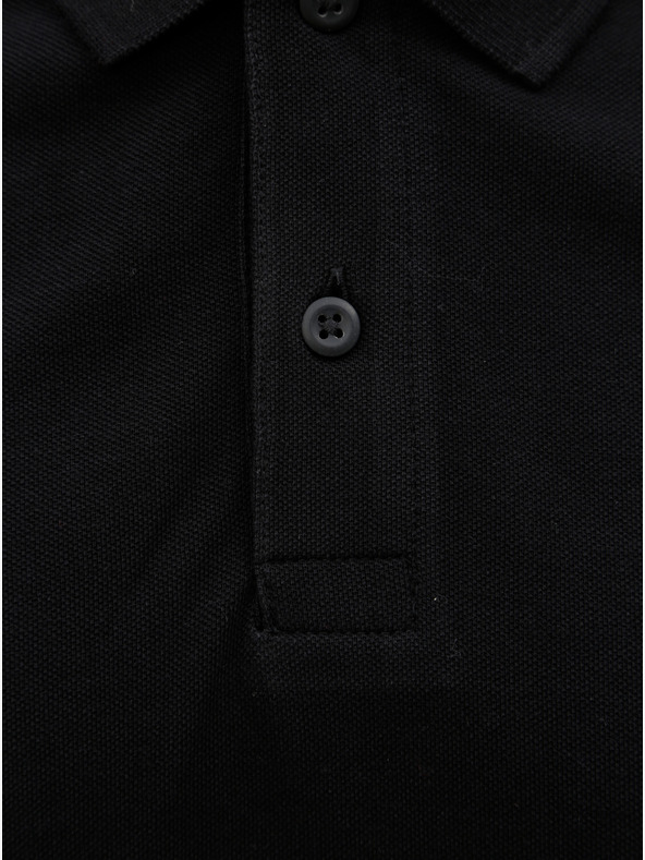 Jack & Jones Čierna polokošeľa Jack & Jones