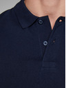 Jack & Jones Modrá základná polokošeľa Jack & Jones