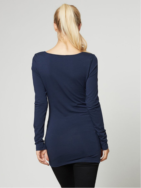 Vero Moda Tmavomodrá dámska košeľa Vero Moda Maxi