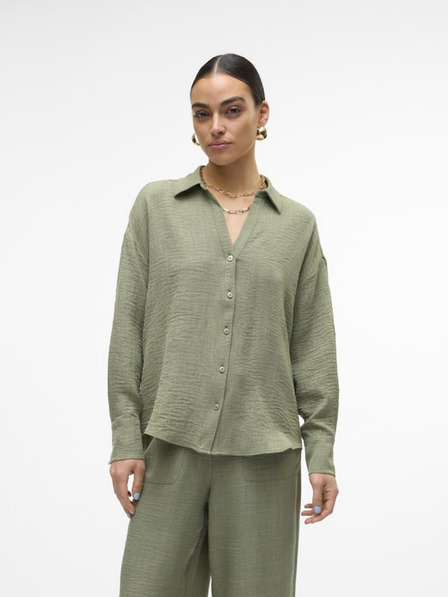 Vero Moda Svetlozelená dámska košeľa Vero Moda Melaney