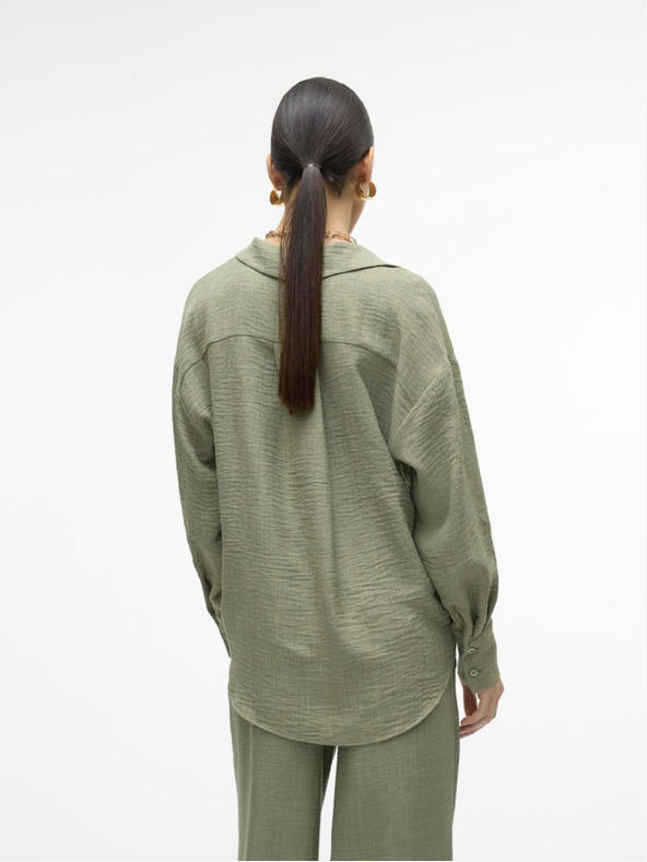 Vero Moda Svetlozelená dámska košeľa Vero Moda Melaney