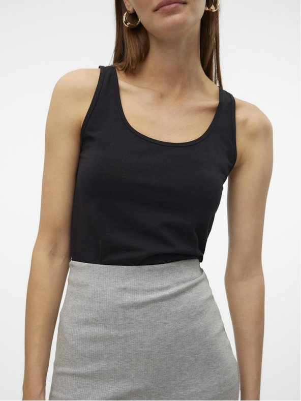 Vero Moda Čierne dámske tielko Vero Moda Lulu
