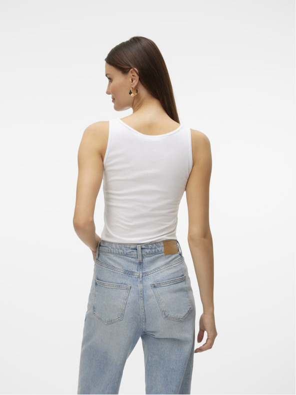 Vero Moda Biele dámske tielko Vero Moda Lulu