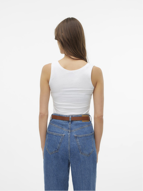 Vero Moda Biele dámske tielko Vero Moda Lulu