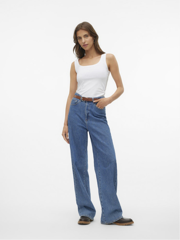 Vero Moda Biele dámske tielko Vero Moda Lulu