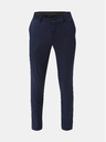Jack & Jones Jack & Jones Laris tmavomodré oblekové nohavice z vlnenej zmesi