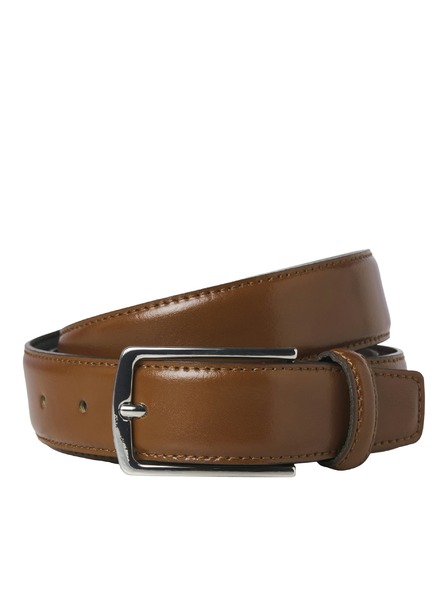 Jack & Jones Hnedý pánsky opasok Jack & Jones Christopher
