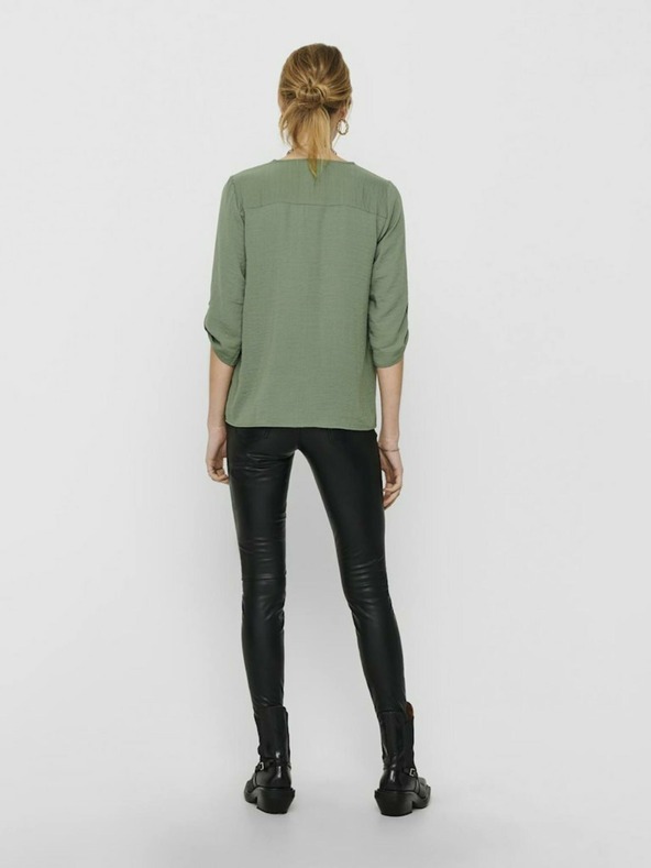 Jacqueline de Yong Zelená dámska blúzka JDY Divya