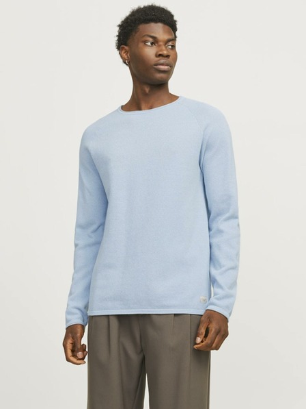 Jack & Jones Svetlo modrá Pánsky sveter Jack & Jones Hill