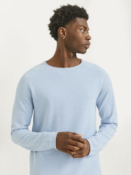 Jack & Jones Svetlo modrá Pánsky sveter Jack & Jones Hill
