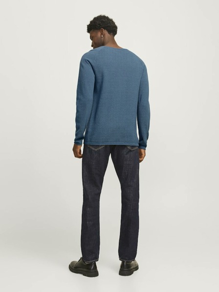 Jack & Jones Modrý pánsky sveter Jack & Jones Hill