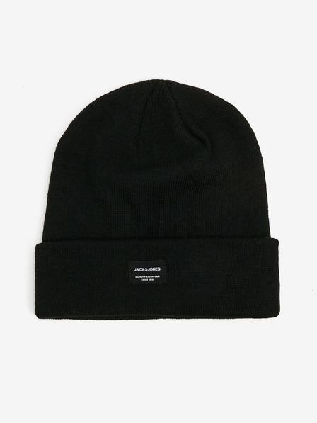 Jack & Jones Čierna pletená zimná čiapka Jack & Jones DNA