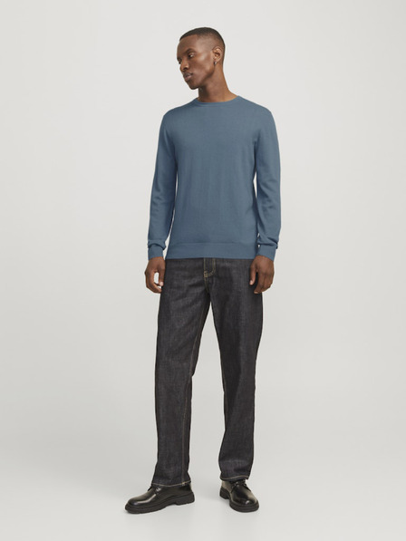 Jack & Jones Modrý pánsky sveter Jack & Jones Emil