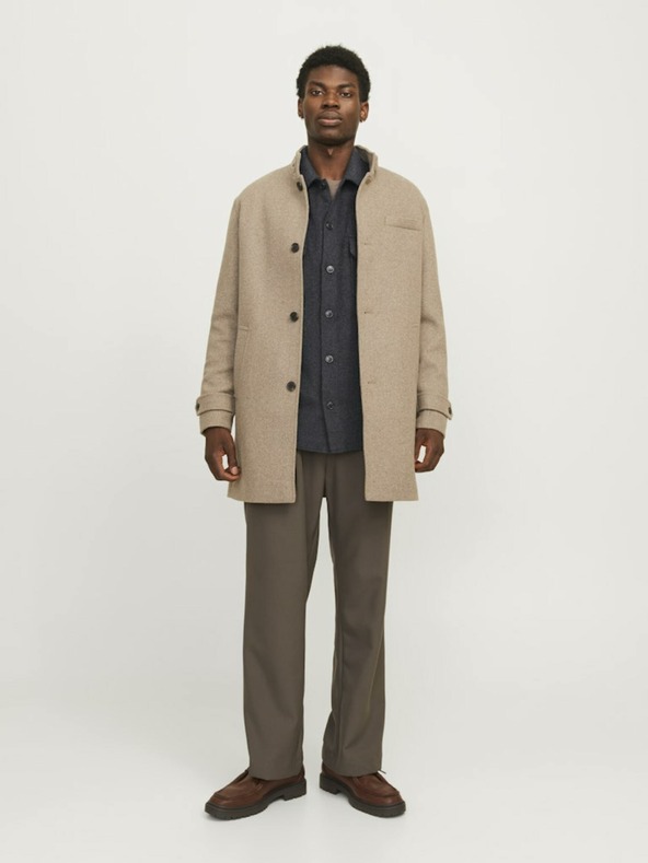 Jack & Jones Tmavo šedý pánsky sveter Jack & Jones