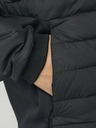 Jack & Jones Jack & Jones Pánska čierna prešívaná bunda