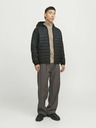 Jack & Jones Jack & Jones Pánska čierna prešívaná bunda