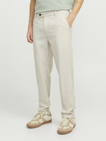 Jack & Jones Béžové pánske nohavice Jack & Jones Marco
