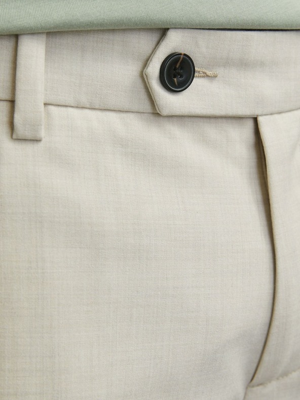 Jack & Jones Béžové pánske nohavice Jack & Jones Marco