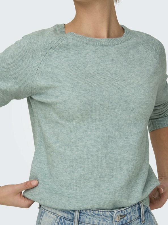 ONLY Zelený dámsky sveter ONLY Lesly