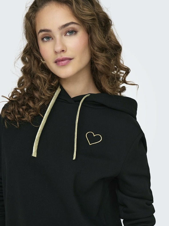 ONLY Čierna dámska mikina ONLY Noli