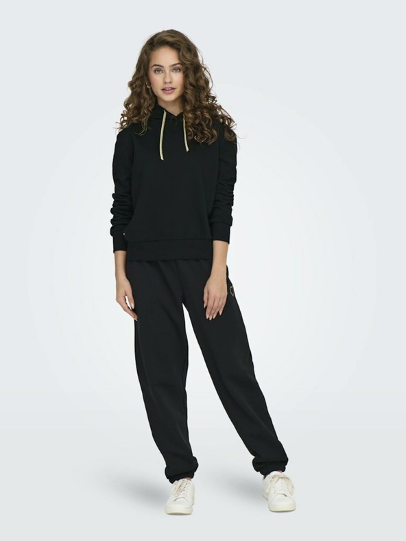 ONLY Čierna dámska mikina ONLY Noli