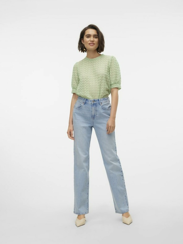 Vero Moda Svetlomodré dámske rovné džínsy Vero Moda Tessa