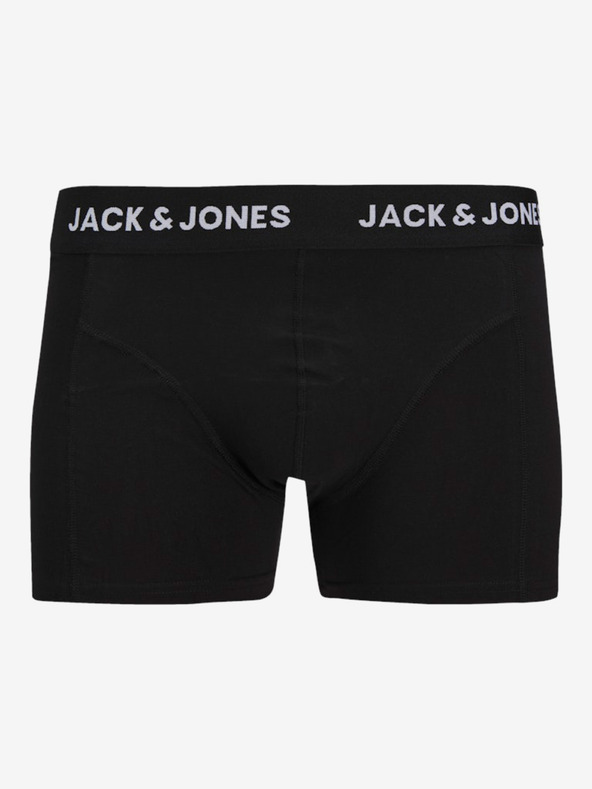 Jack & Jones Súprava troch čiernych pánskych boxeriek Jack & Jones