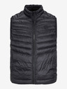Jack & Jones Čierna pánska prešívaná vesta Jack & Jones Sprint