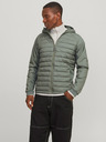 Jack & Jones Zelená pánska prešívaná bunda Jack & Jones