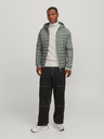 Jack & Jones Zelená pánska prešívaná bunda Jack & Jones