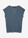 Vero Moda Modré dámske tričko Vero Moda Filli