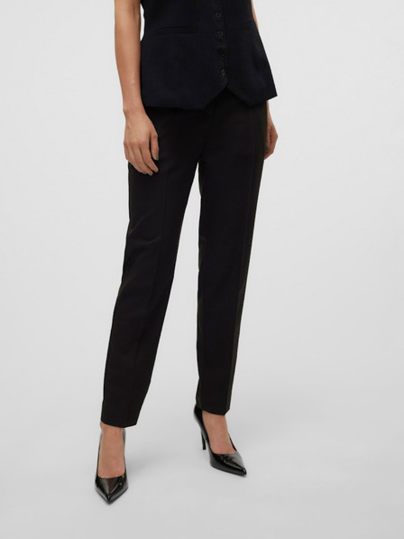Vero Moda Čierne dámske nohavice Vero Moda Nila