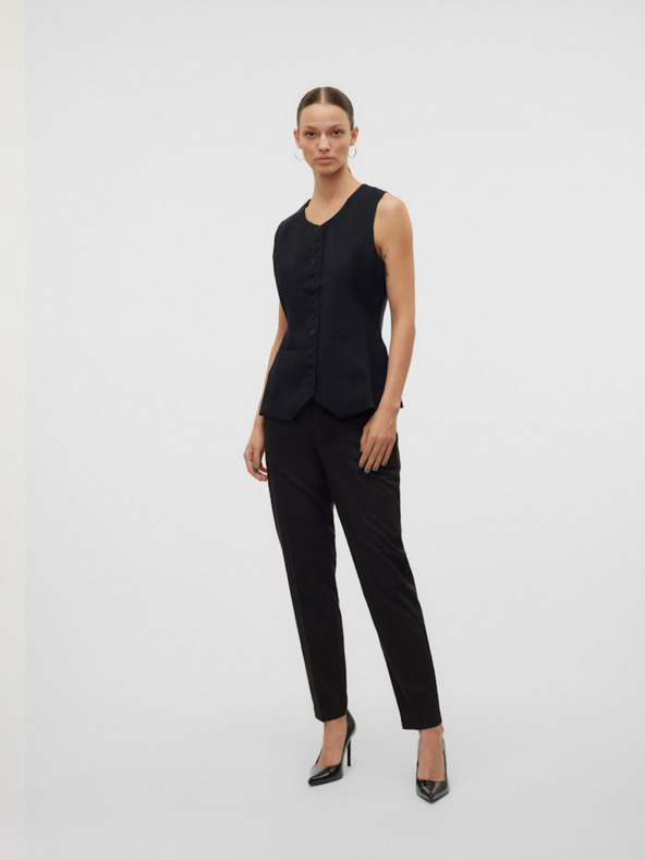 Vero Moda Čierne dámske nohavice Vero Moda Nila