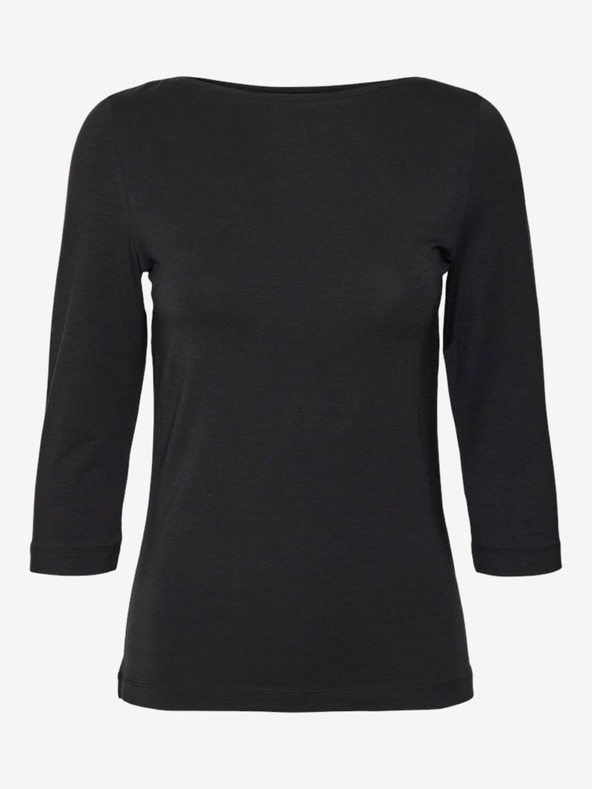 AWARE by VERO MODA Čierne dámske tričko AWARE by VERO MODA Fiona