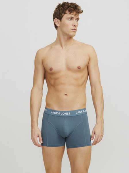 Jack & Jones Súprava troch pánskych modrých boxeriek Jack & Jones