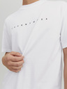Jack & Jones Biela pánska mikina s kapucňou Jack & Jones Star