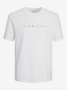 Jack & Jones Biela pánska mikina s kapucňou Jack & Jones Star