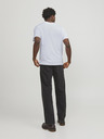 Jack & Jones Biele pánske tričko Jack & Jones Paulos