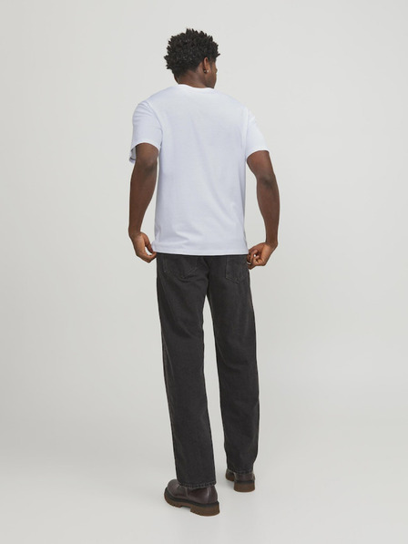 Jack & Jones Biele pánske tričko Jack & Jones Paulos