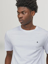 Jack & Jones Biele pánske tričko Jack & Jones Paulos