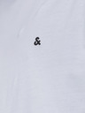 Jack & Jones Biele pánske tričko Jack & Jones Paulos