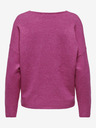 ONLY Ružový dámsky sveter ONLY Rica
