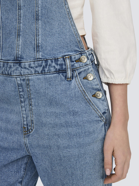 ONLY Modrá dámska džínsová bunda so šnurovaním ONLY Percy