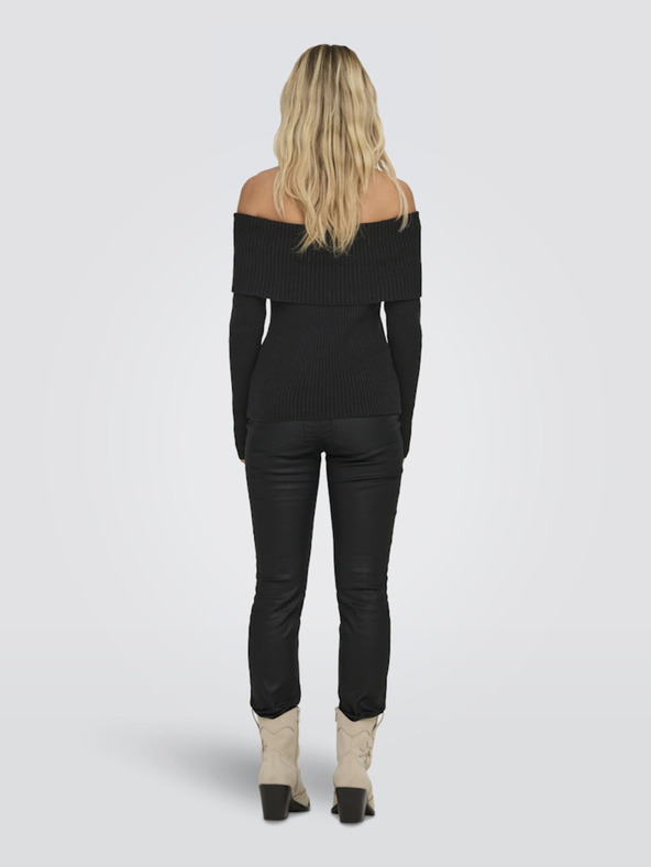 ONLY Čierny dámsky sveter ONLY Katia