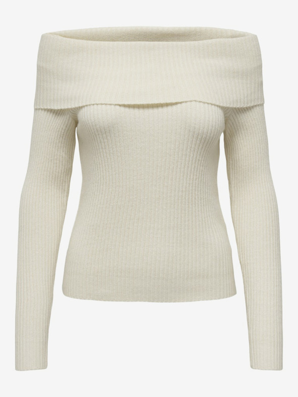 ONLY Krémový dámsky sveter ONLY Katia